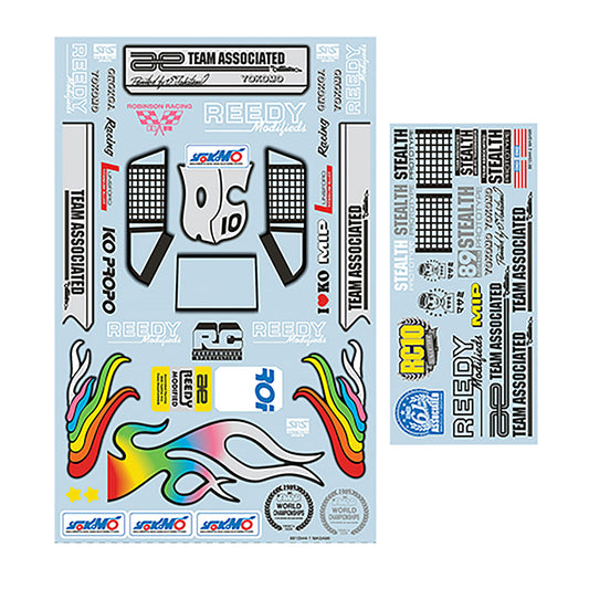 Team Associated RC10 '89 Stealth Car Masami Edition Decal Sheet