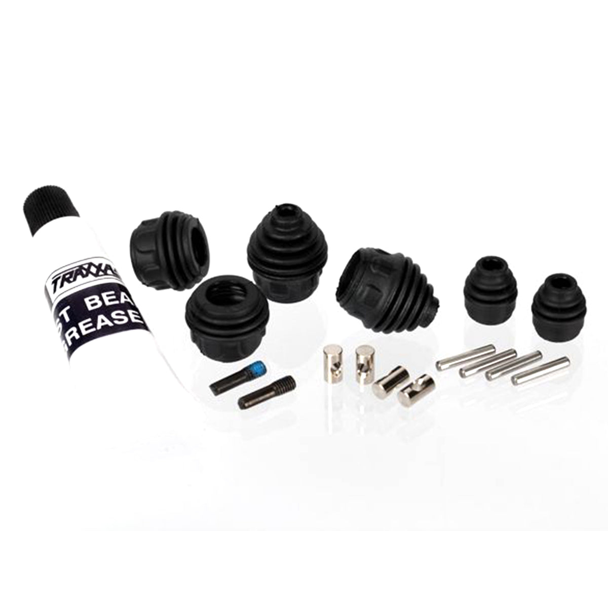Traxxas Rebuild Kit, Steel-Splined Constant-Velocity Driveshafts (includes pins, dustboots, lube, and hardware)