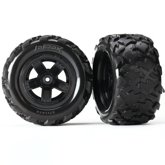Traxxas LaTrax Pre-Glued Teton 5-Spoke Wheels & Tires (2)