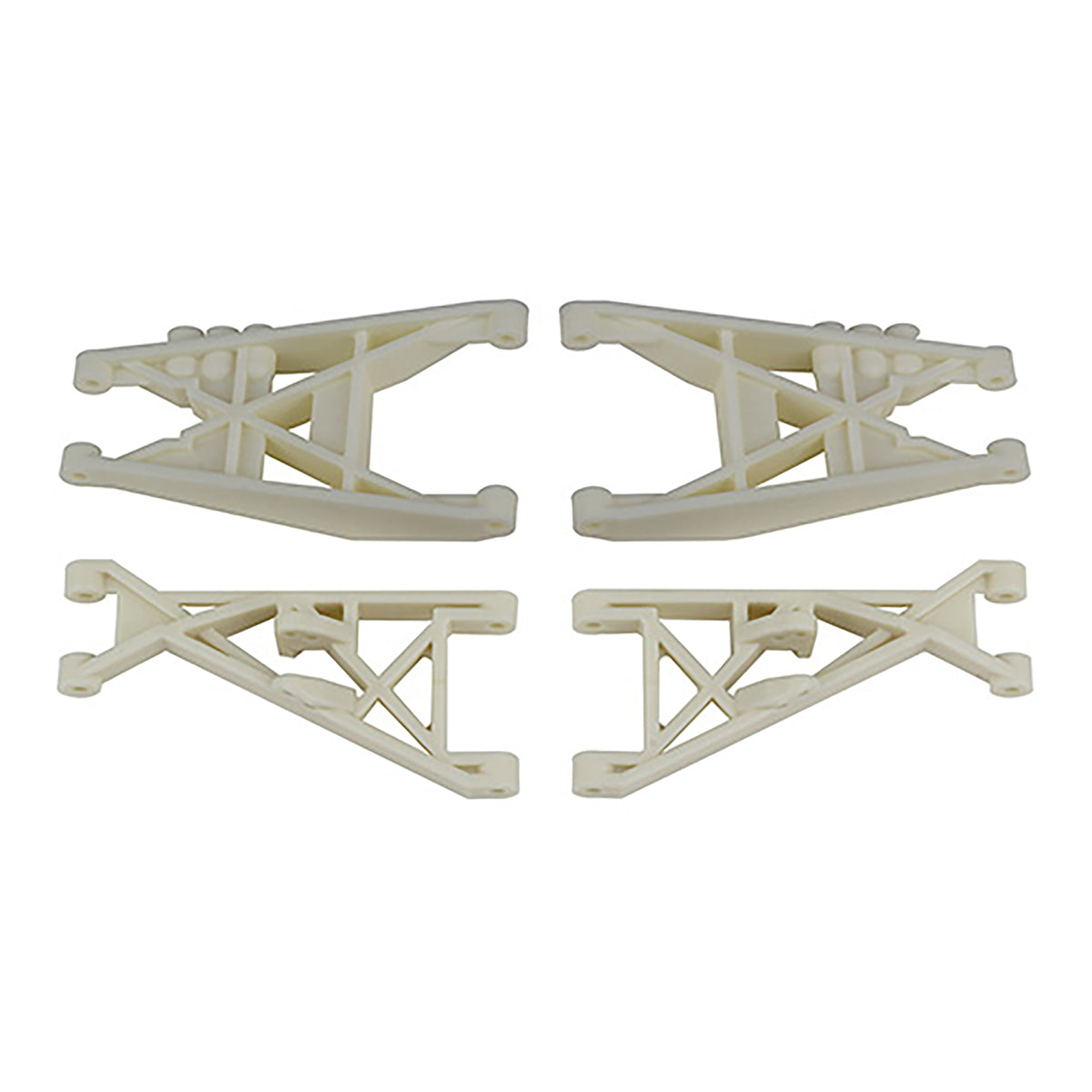 Team Associated Front & Rear RC10T/GT Suspension Arms, White
