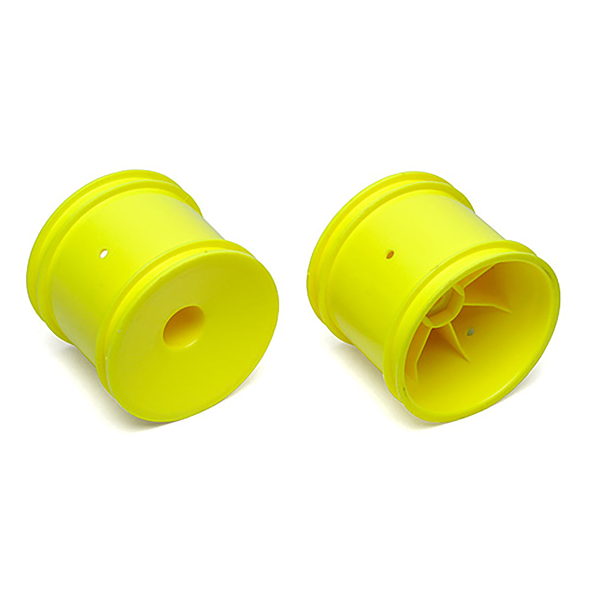 Team Associated 12mm Hex Stadium Truck Dish Wheel (2) (Yellow)