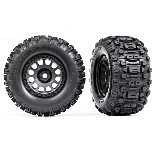 Traxxas Pre-Mounted XRT Sledgehammer Tires (Black) (2)
