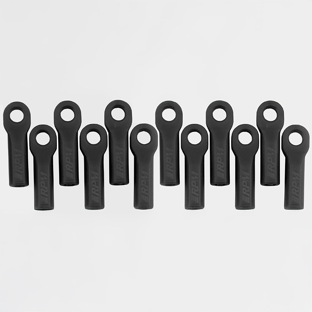 RPM Long Turnbuckle Rod End Set for Traxxas Chassis (Black) (12)