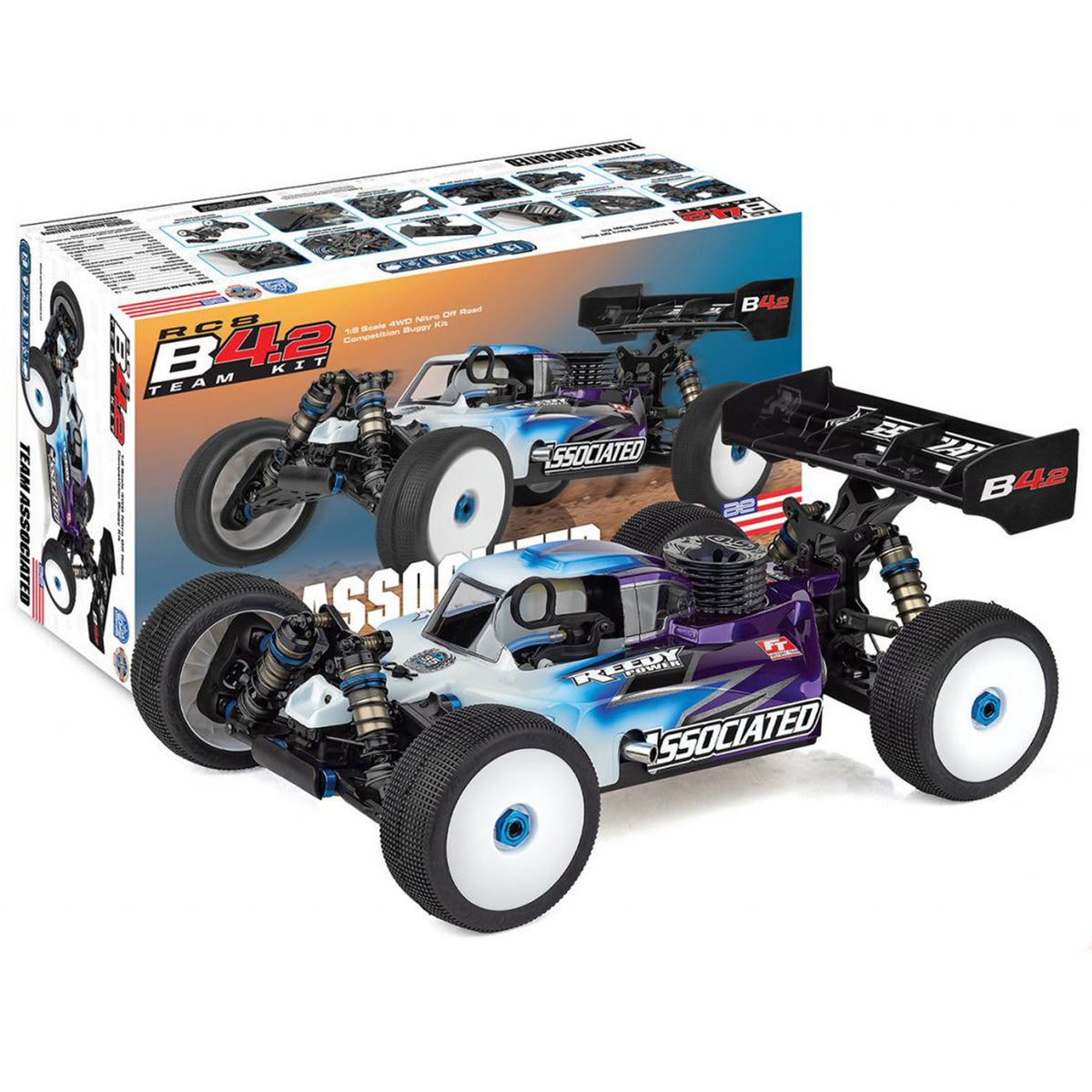 Team Associated RC8B4.2 Team 1/8 4WD Off-Road Nitro Buggy Kit