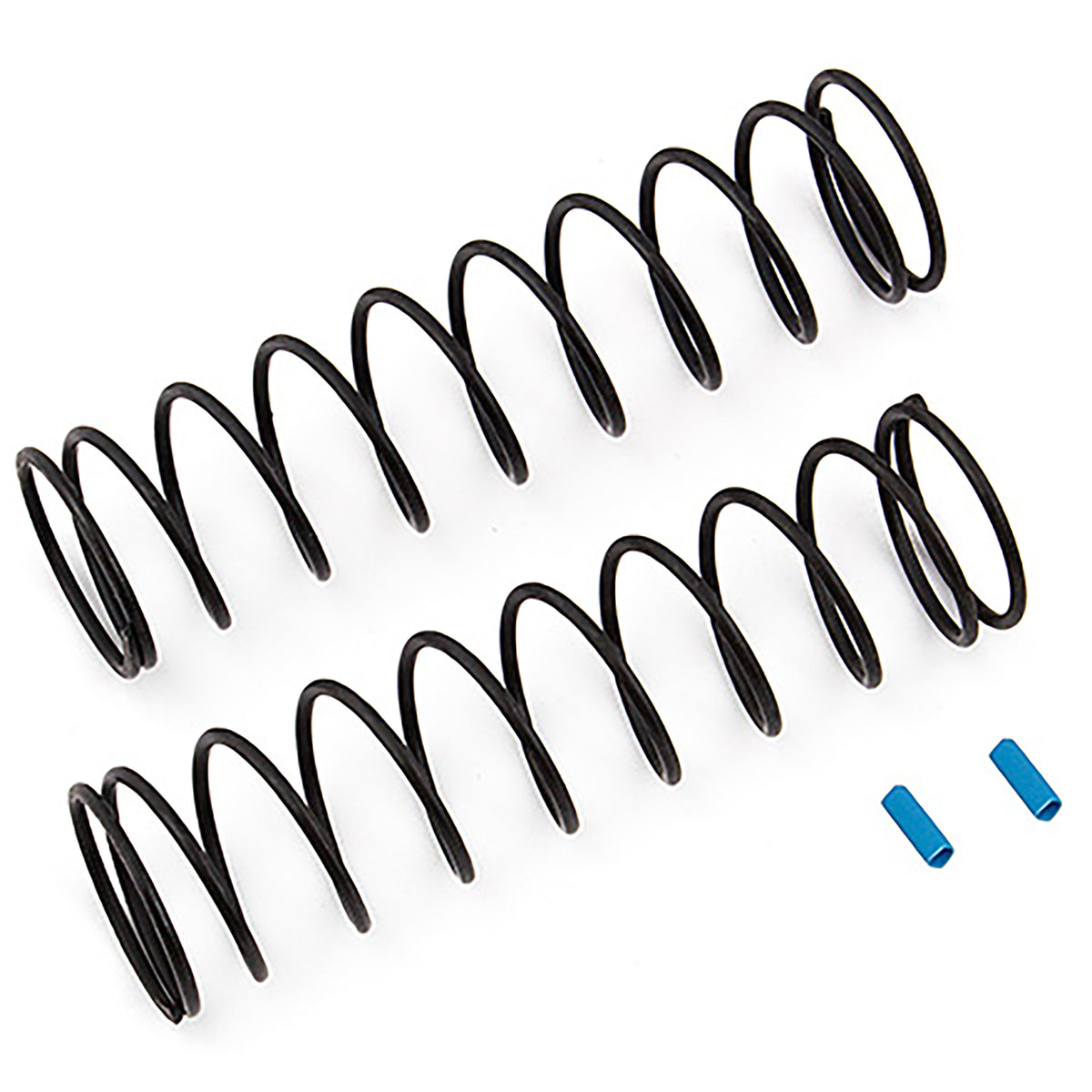 Team Associated RC8B Rear V2 Shock Spring Set (Green - 4.0lb/in, L86, 11.25T, 1.6D) (2)
