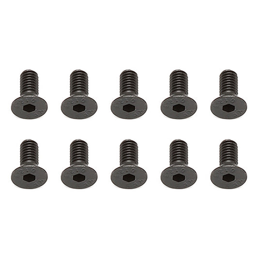 Team Associated M4x8mm Flat Head Screws
