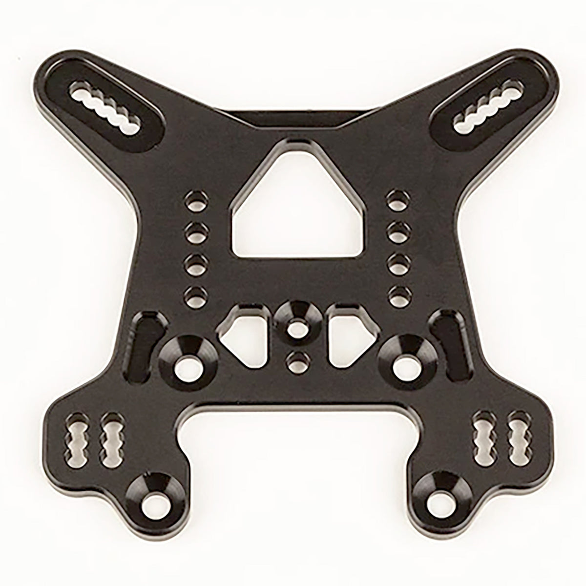 Team Associated RC8B4 Rear Shock Tower, Black Aluminum
