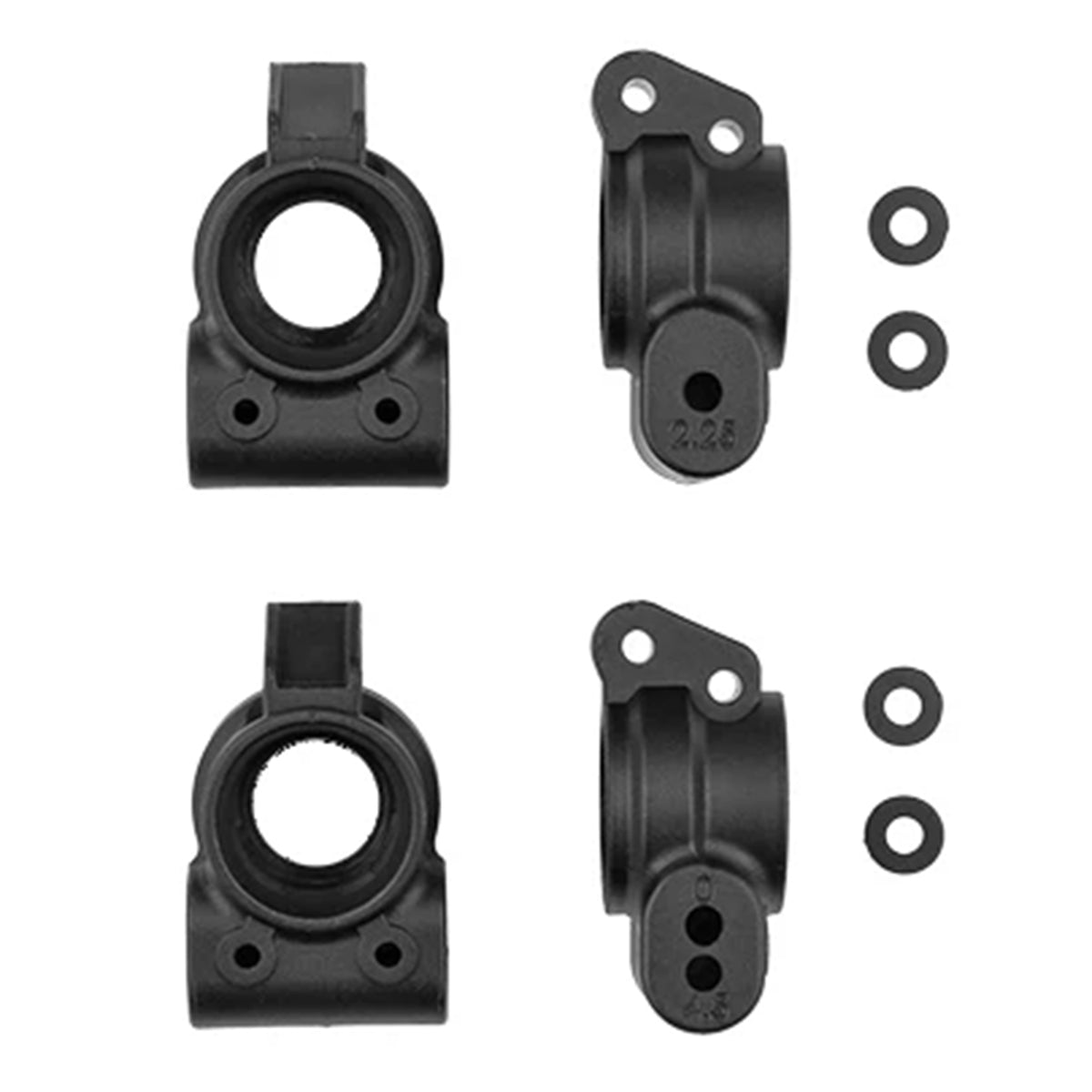 Team Associated RC8B4.2 Rear Hub Set, Offset
