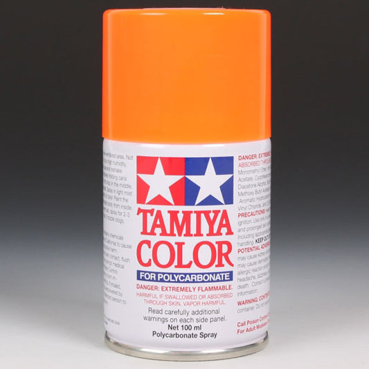 Tamiya Polycarbonate PS-24 Florescent Orange Paint