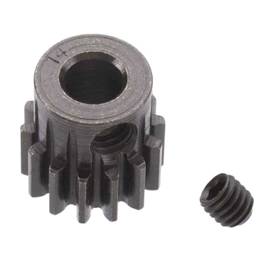 Robinson Racing Extra Hard 14T Blackened Steel 32P Pinion Gear for 5mm Shaft