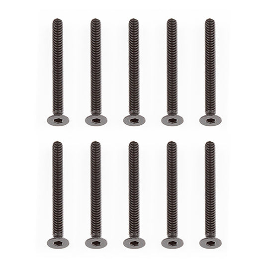 Team Associated M3x30mm Flat Head Countersunk Screws (10)