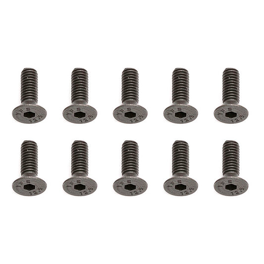 Team Associated M4x12mm Flat Head Screws
