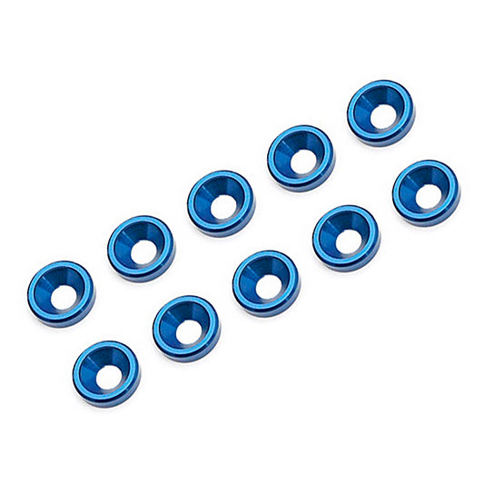 Team Associated Blue Countersunk Washers