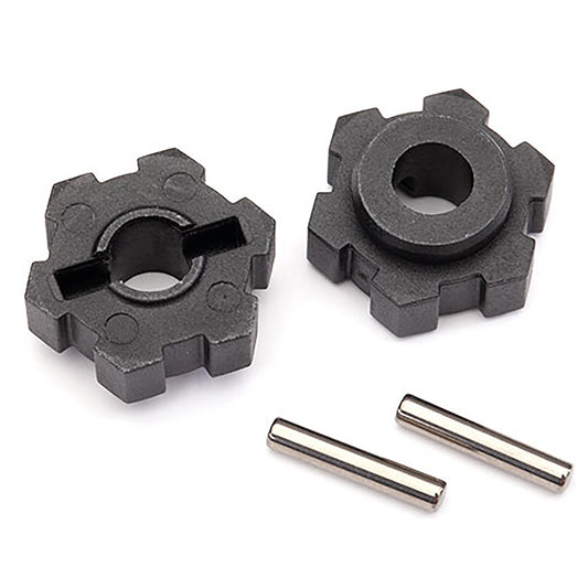 Traxxas Wheel Hubs, Hex (2)/2.5x14 Pins (2)
