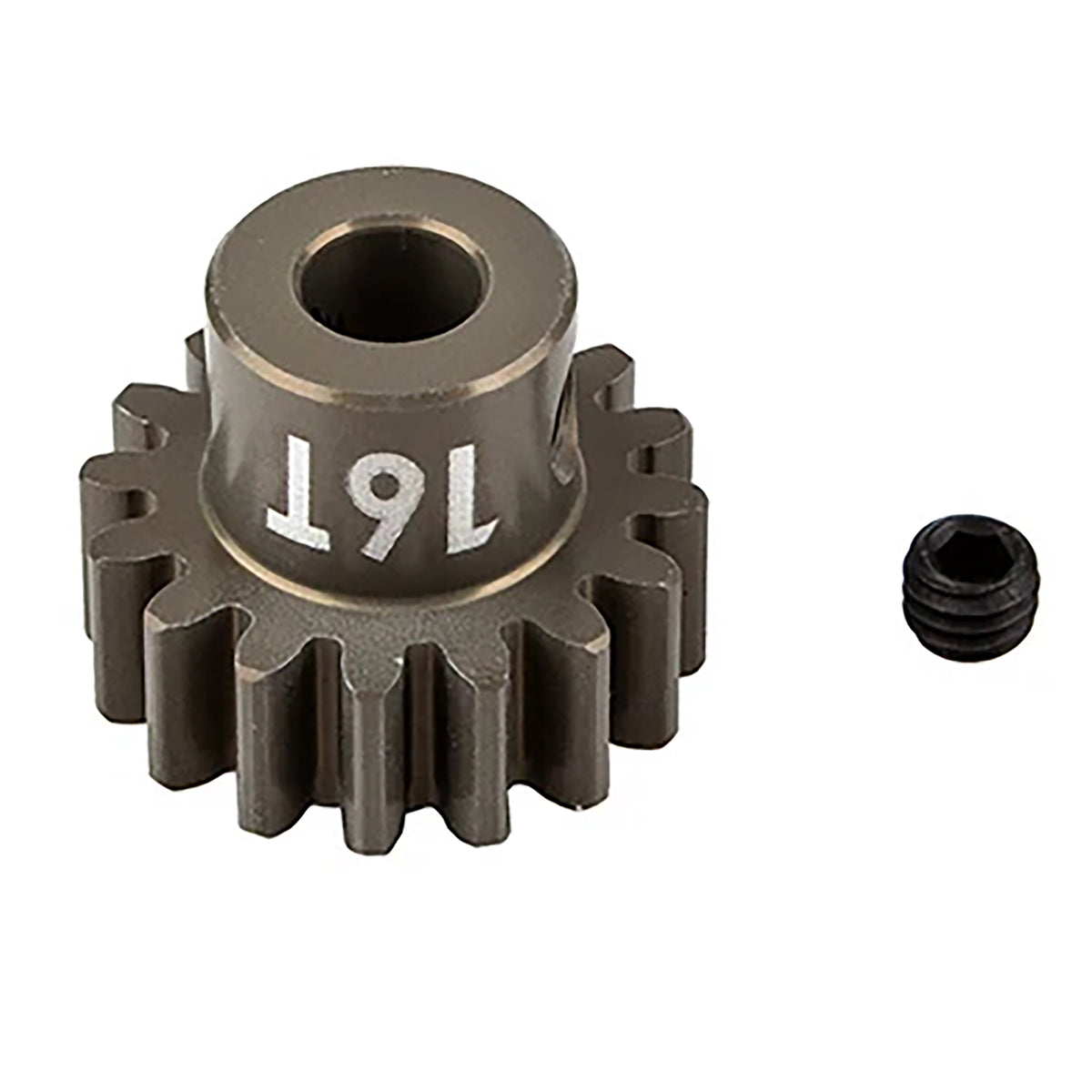 Team Associated FT Pinion Gear, 16T, MOD 1, 5mm shaft, aluminum