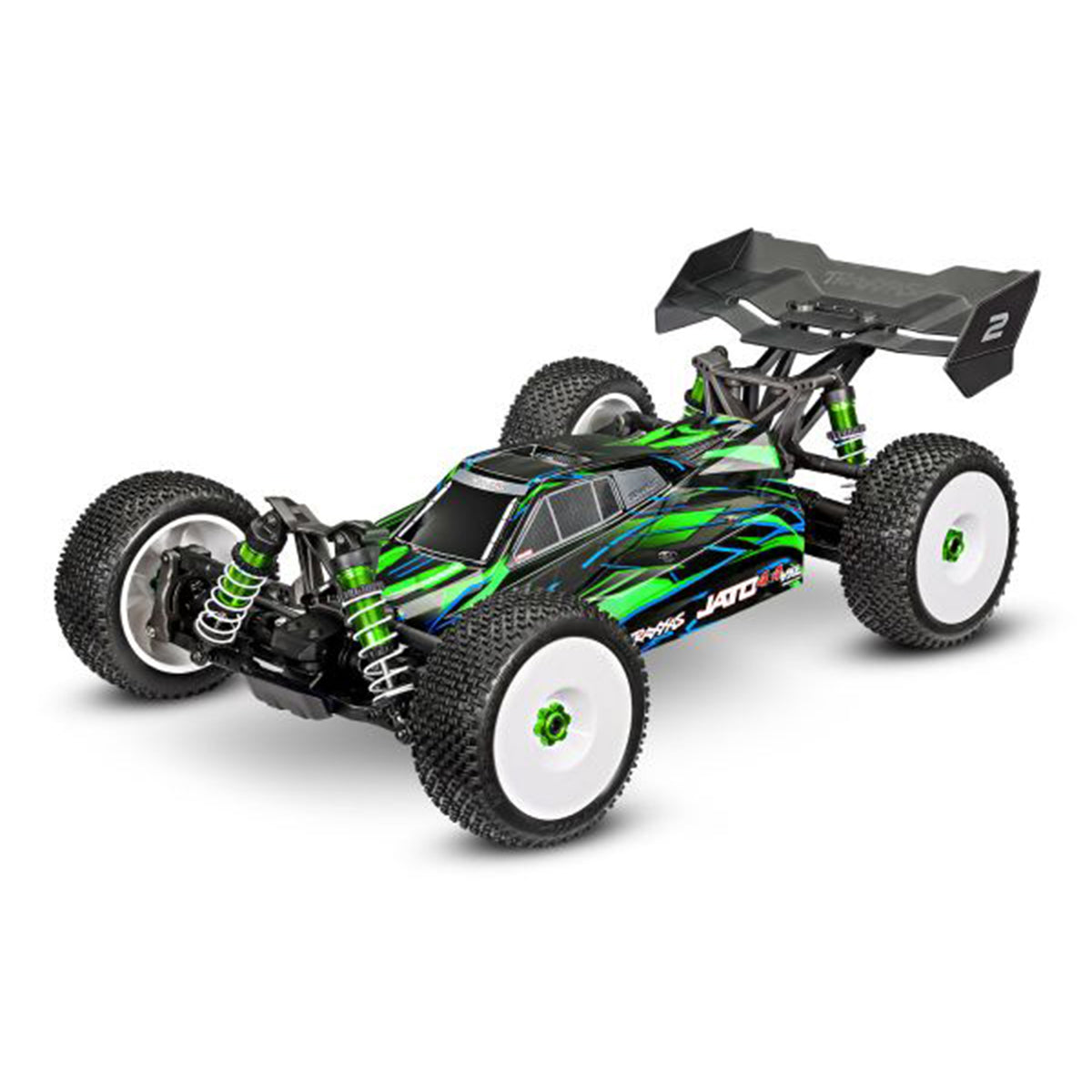 Traxxas Jato® 4x4 VXL 1/10 Brushless Electric Racing Buggy (Green) w/TQi 2.4GHz Radio & Link Module