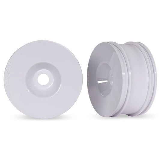 Traxxas 3.0" White Dished Wheels (2) Jato 4x4