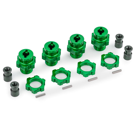 Traxxas 17mm Wheel Hubs/Nuts Heavy Duty Green