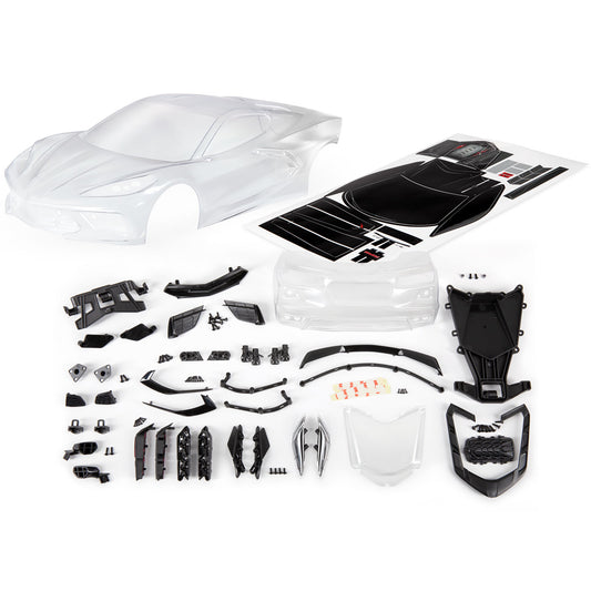 Traxxas 4-Tec 3.0 Clear Chevrolet Corvette Stingray Body