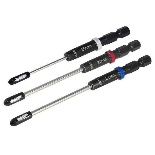 MIP Speed Tip Hex Driver Wrench Set, Gen 2, Metric (3), 1.5mm, 2.0mm, 2.5mm