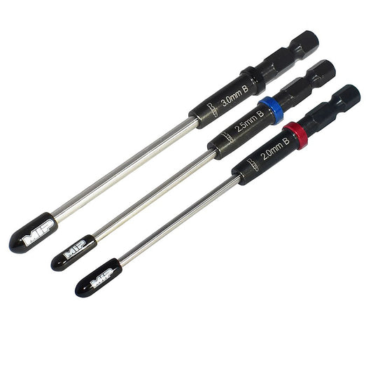 MIP Speed Tip Ball Hex Driver Wrench Set, Gen 2, Metric (3), 2.0mm, 2.5mm, 3.0mm