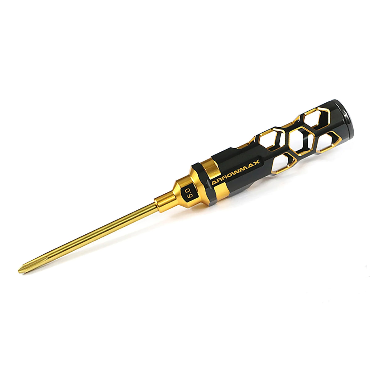 Arrowmax Phillips Screwdriver 5.0 X 100mm Black Golden