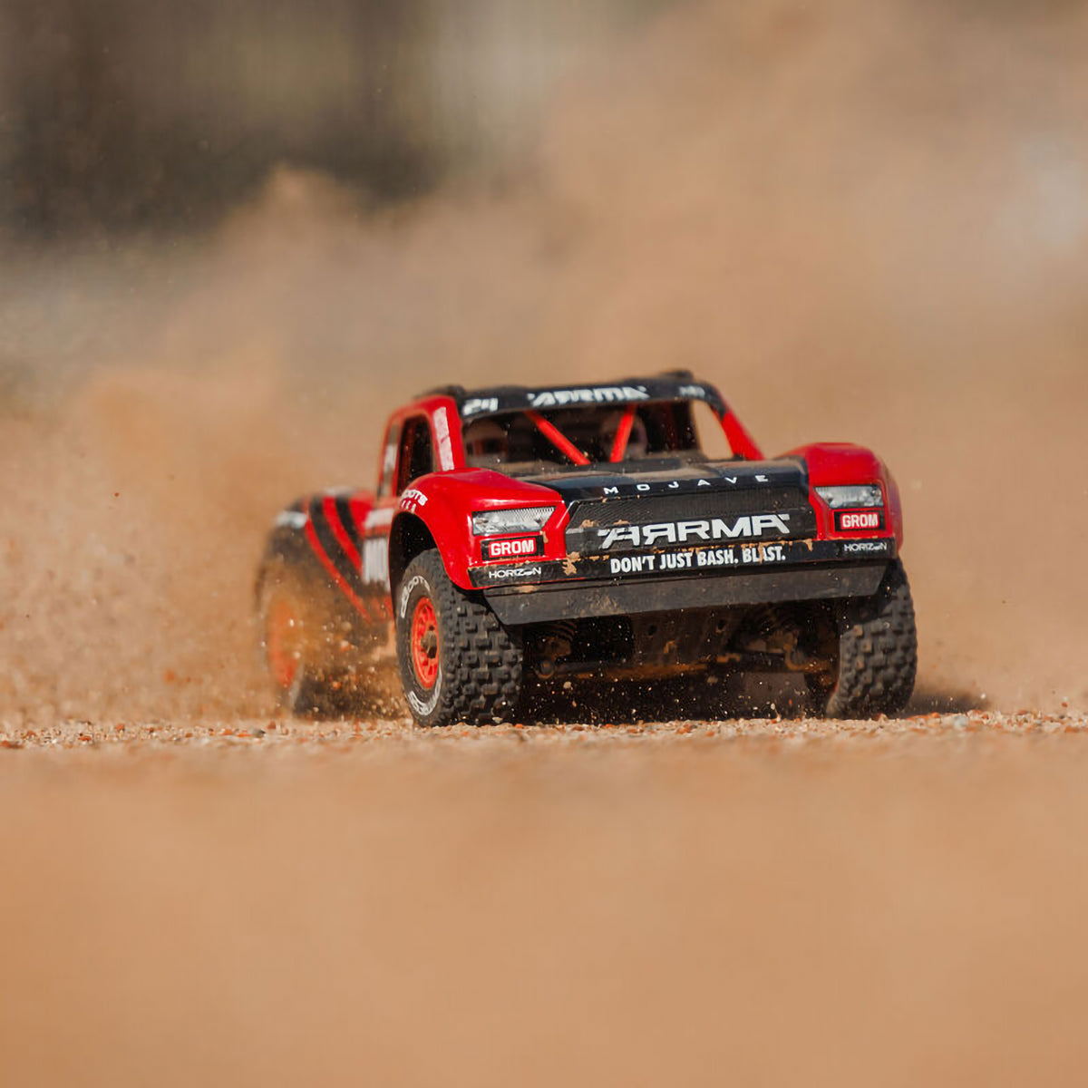 Arrma Mojave Grom 4x4 Smart Small Scale Desert Truck (Red/Black)