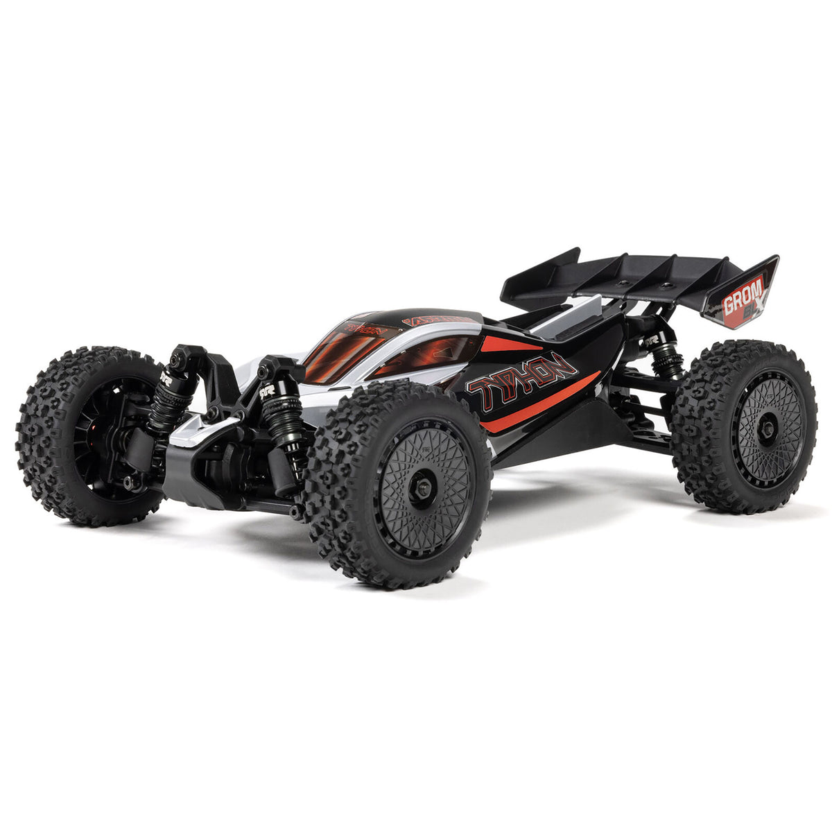 Arrma Typhon Grom 4x4 223S BLX Brushless Small Scale Buggy RTR w/DSC, Silver