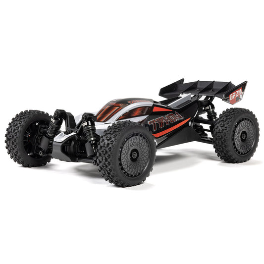 Arrma Typhon Grom 4x4 223S BLX Brushless Small Scale Buggy RTR w/DSC, Silver