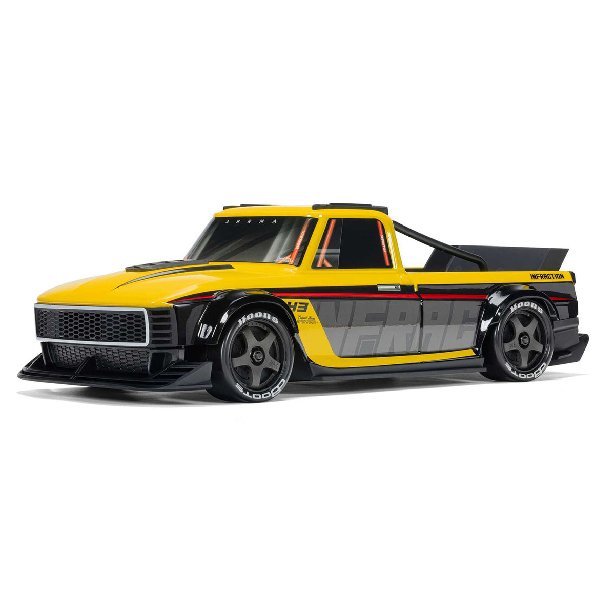 Arrma 1/12 Infraction Grom 3S 4X4 RTR Brushless All-Road Street Bash (Battery & Charger Included), Yellow/Black
