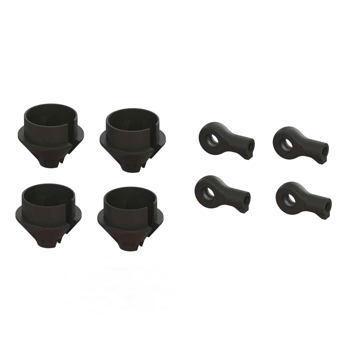 Arrma HD Shock Rod End and Spring Cup Set (2 Pairs)