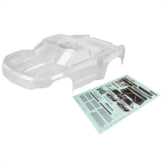Arrma ARAC3338 1/10 Body Clear with Decals Senton 4x4