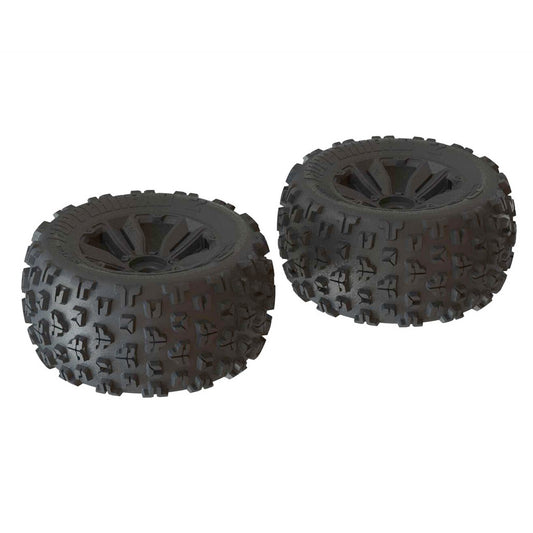 Arrma dBoots 'Copperhead2 MT' Tire Set Black - Pair