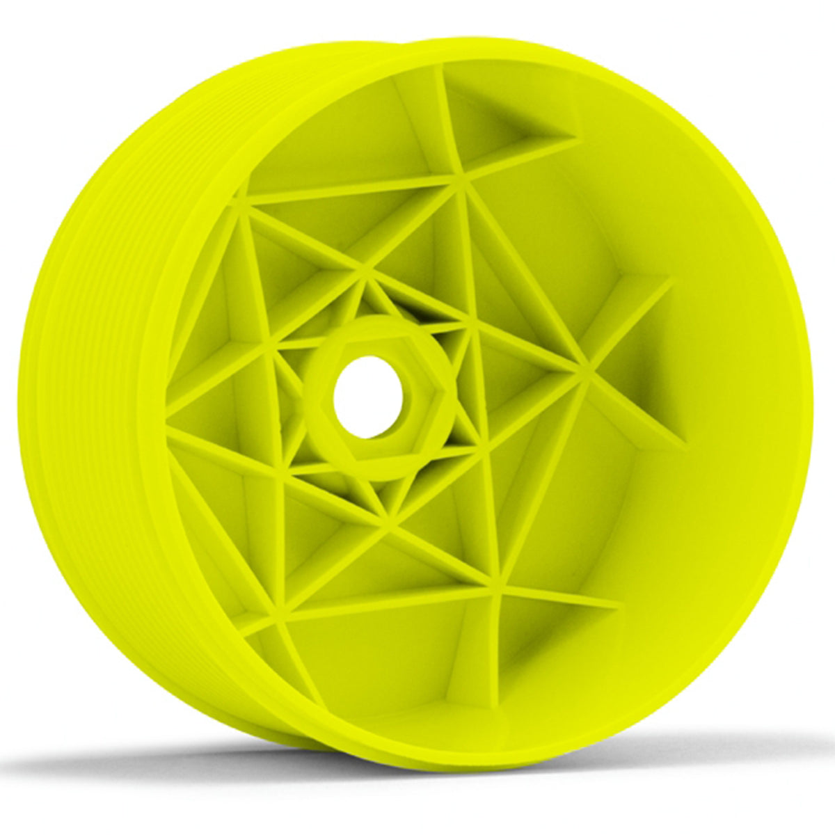 Avid RC Truss 4.0" Zero Offset 1/8 Truck Wheels, 4pcs, Yellow