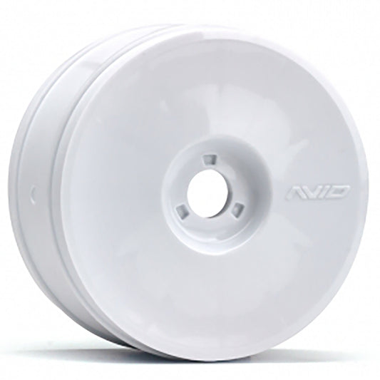 Avid RC Truss V2 1/8th Buggy  Wheel 83mm Set, White (83mm Fits all 17mm Hex Vehicles)