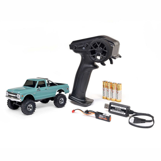 Axial 1/30 SCX30 Chevrolet K10 4X4 RTR Brushed Rock Crawler (Battery & Charger Included), Green