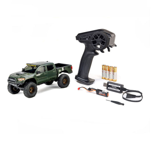 Axial 1/30 SCX30 Toyota Tacoma 4X4 RTR Brushed Rock Crawler (Battery & Charger Included), Overland Edition