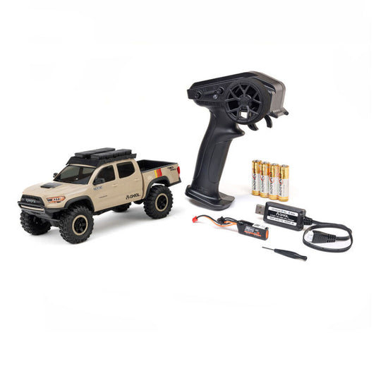 Axial 1/30 SCX30 Toyota Tacoma 4X4 RTR Brushed Rock Crawler (Battery & Charger Included), Extreme Off-Road