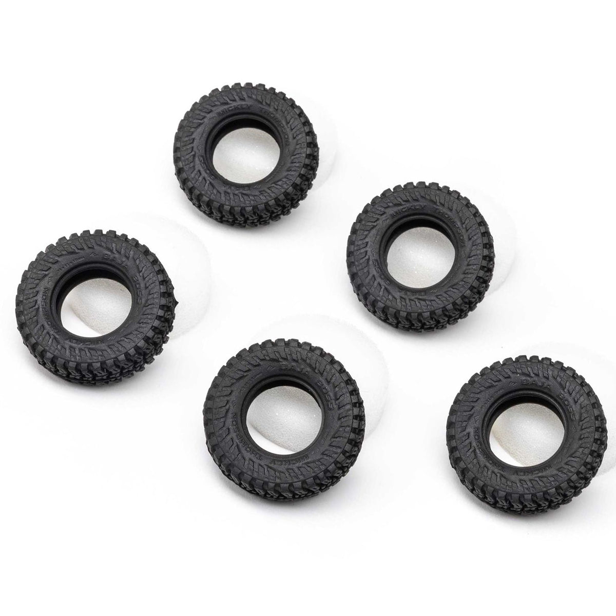 Axial Tires & Foam (5), M/T Baja Boss: SCX30