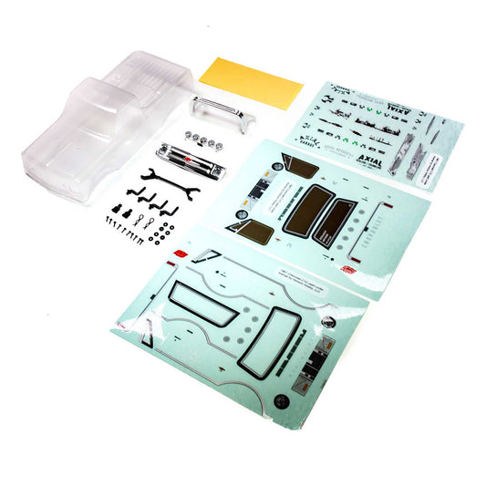 Axial 1967 Chevy C10 Body, Clear Precut: SCX24