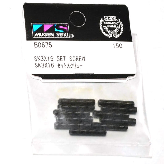 Mugen Seiki 3x16 Set Screws (10)