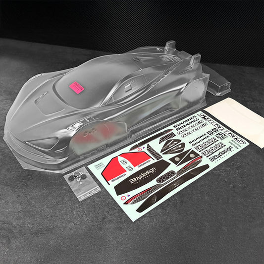 Bittydesign Seven65 1/7 GT Supercar Body (Clear) (Arrma Infraction/Limitless)