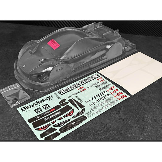 Bittydesign Hyper HR 1/10 Touring Car Body (Clear) (190mm) (Light Weight)