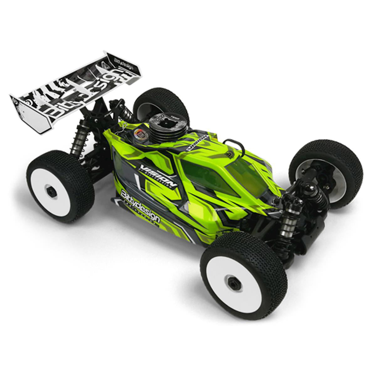 Bittydesign "Vision" XRAY XB8 2020 Pre-Cut 1/8 Buggy Body (Clear)