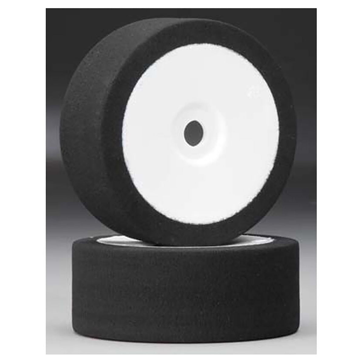 BSR Racing 1/8 GT Pre-Mounted Foam Tires (White) (2) (Orange Compound) 17mm Hex