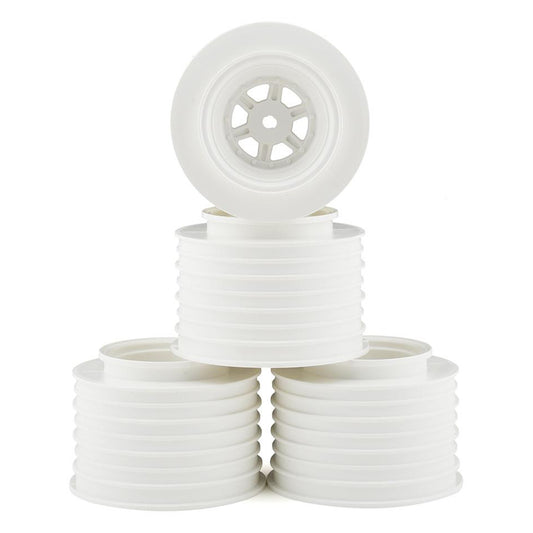 DE Racing Gambler Rear Sprint Wheels (AE/TLR) (White) w/12mm Hex