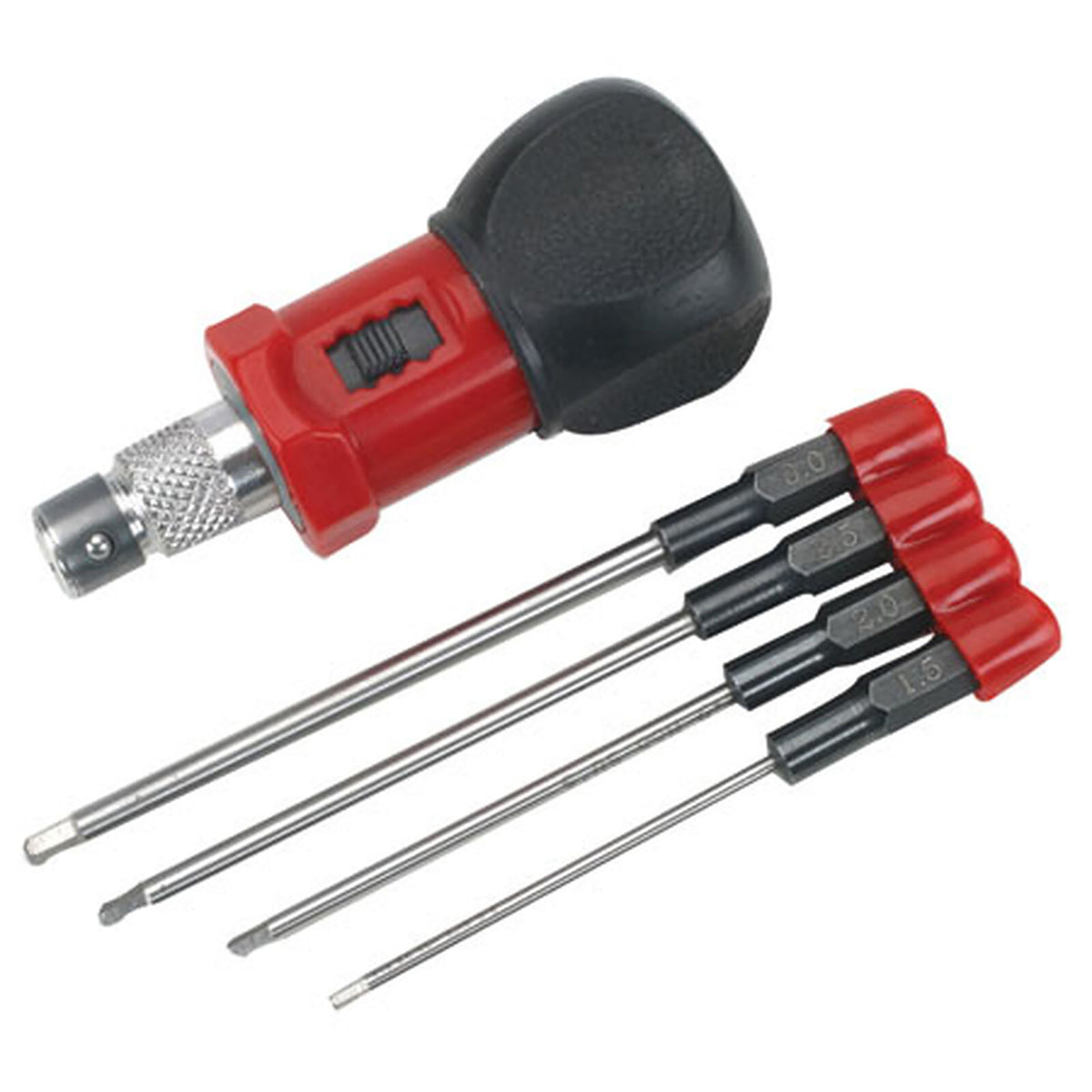 Dynamite 4 Piece Metric Hex Wrench Set w/Handle