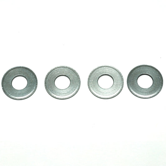 Mugen Seiki Front Track Width Adjustment Spacer 4pcs: X8R/8RE/8/8E, X8TR/RE/8T/E