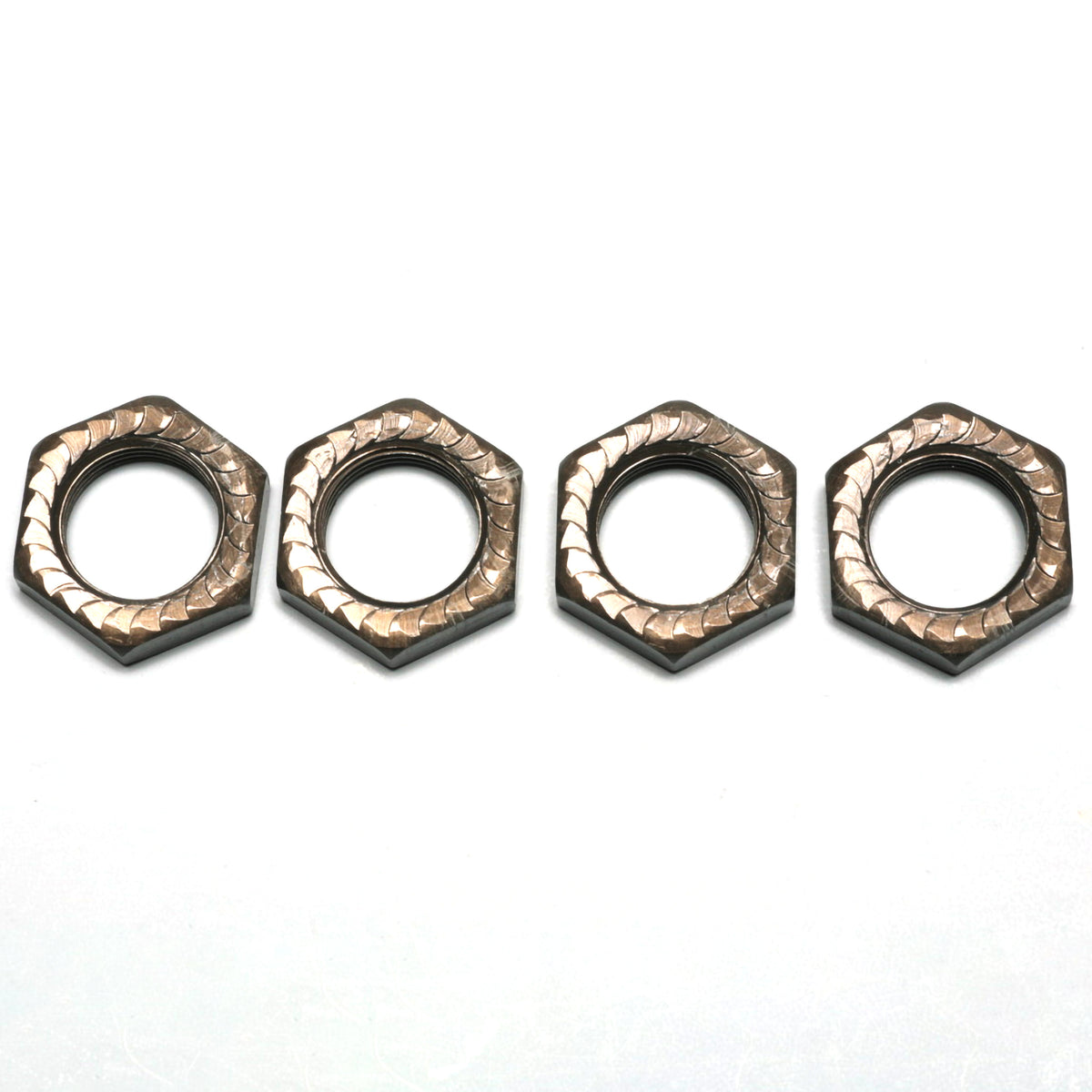 Mugen Seiki 17mm Self Locking Wheel Nut (Grey) (4)