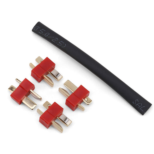 EcoPower Sheathed T-Style (Deans) Connectors (2 Male)